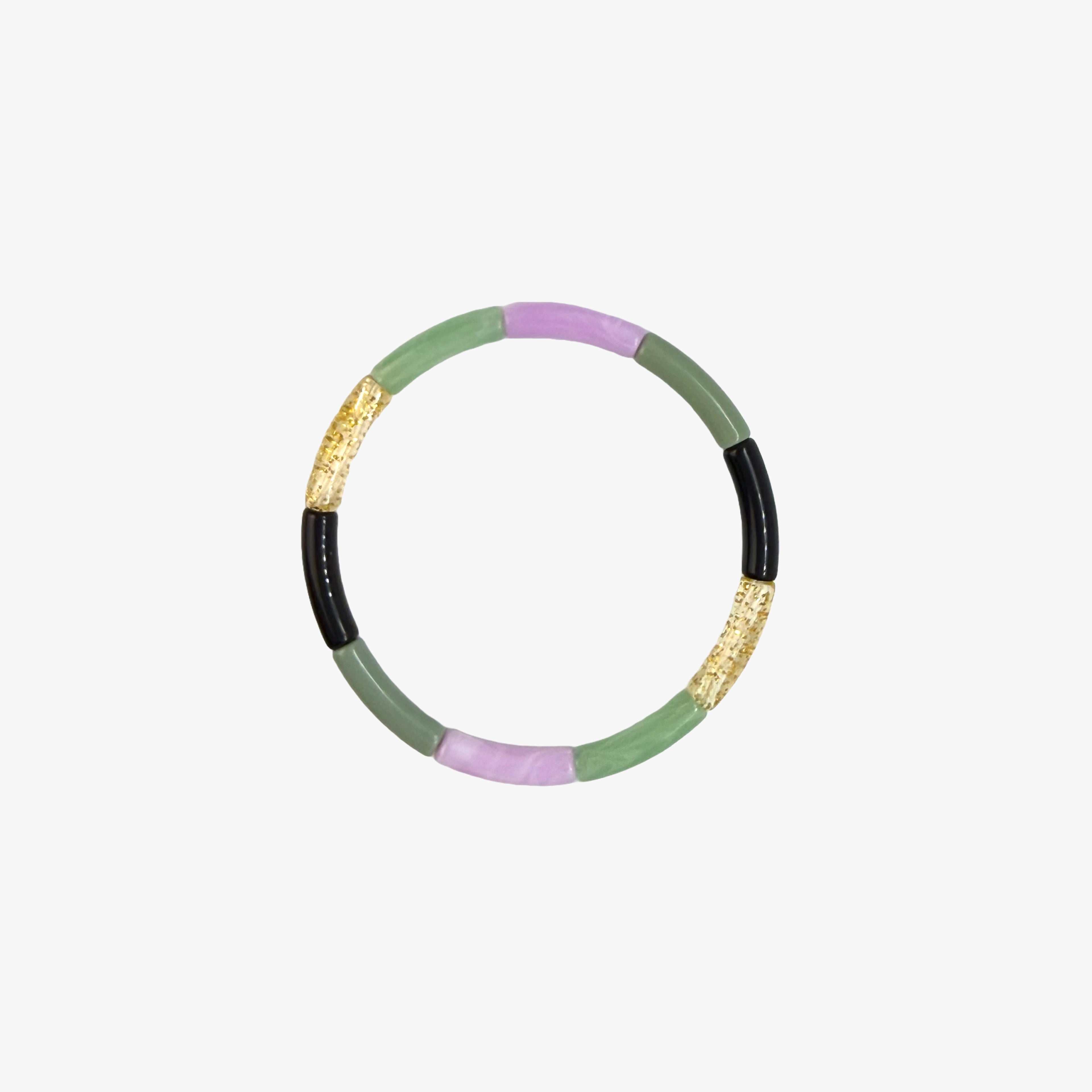 Ribbon Schwarz / Glitzer Multi